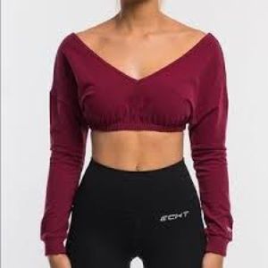 Echt Apparel Dream Top in Plum - XS - Oversized